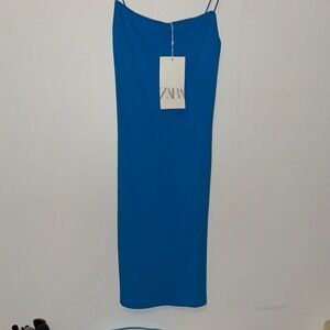 Zara Women's Vibrant Blue dress
